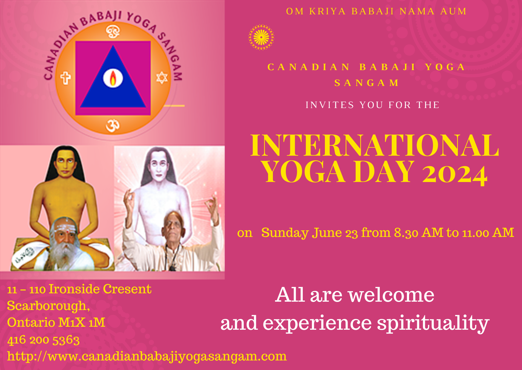 International Yoga Day 2024 Invitation